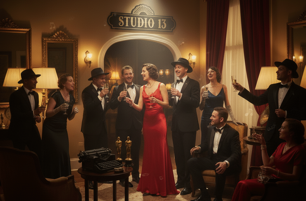 Old Hollywood Murder Mystery Party: Decor, Costumes, Vibes