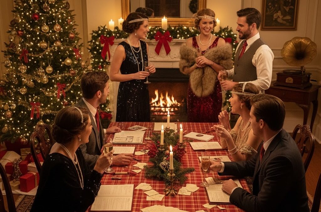 How to Host a Christmas Murder Mystery Game Night