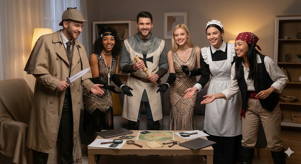Murder Mystery Games for Couples, Double Dates, and Small Groups