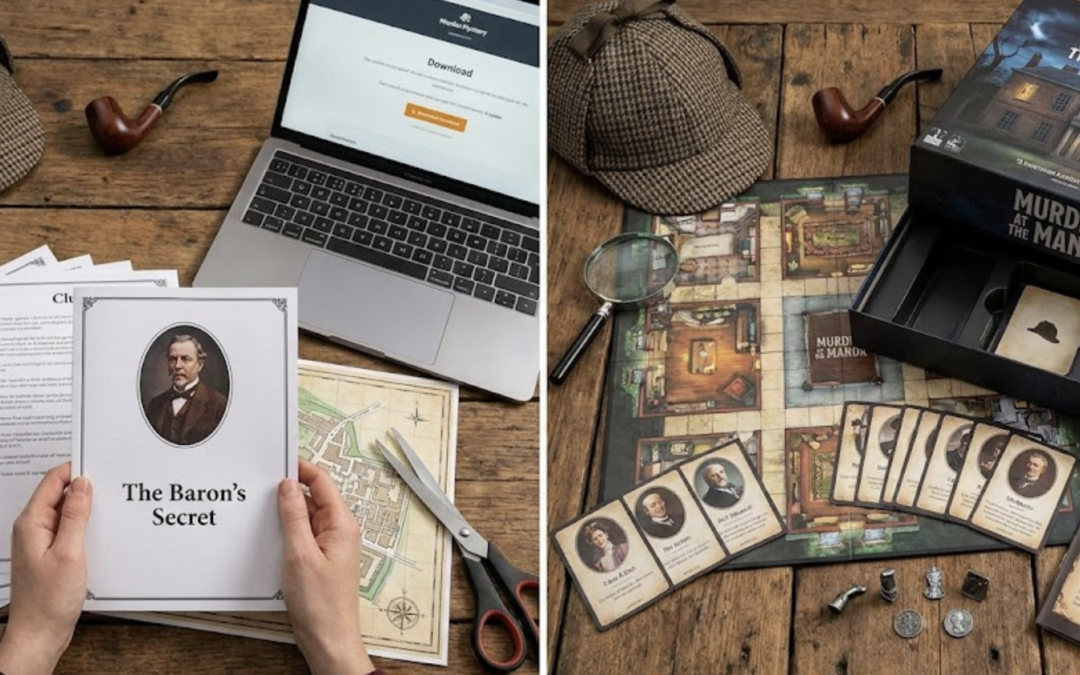 Printable Murder Mystery vs. Boxed Game: The Real Pros and Cons